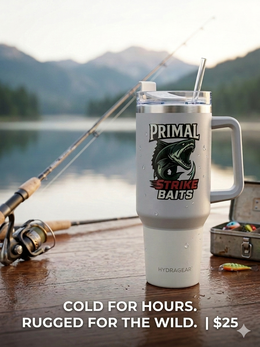 GRAY / TAN 40oz TUMBLER