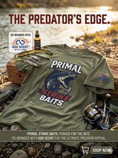 Primal Strike Baits / God Scent Logo T-Shirt