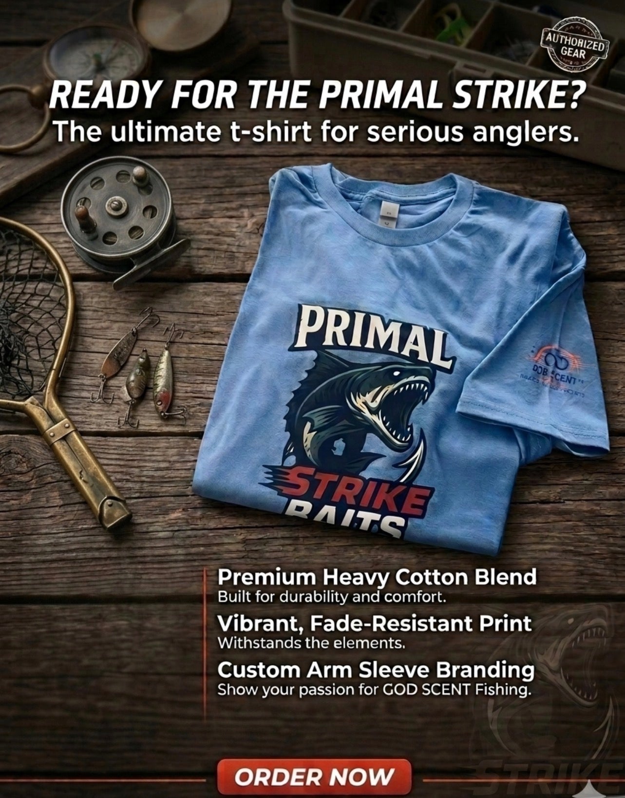 Primal Strike God Scent Logo T-Shirt